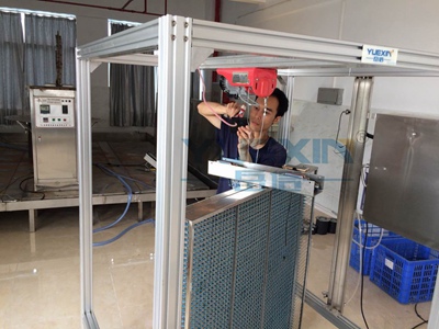 IPX12滴雨試驗機(jī)安裝現(xiàn)場